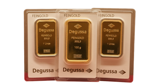Briefgold Portfolio Goldbarren
